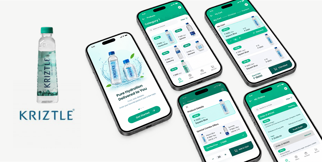 Twaddan app — screen flow from service selection to checkout