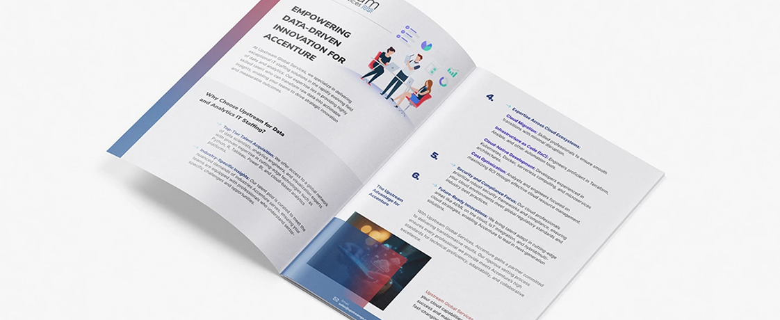Brochure mockup design, cover 1
