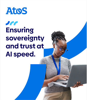 Atos brand campaign creative — Ensuring sovereignty and trust at AI speed, portrait 2