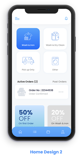 Hawa app home screen design 2
