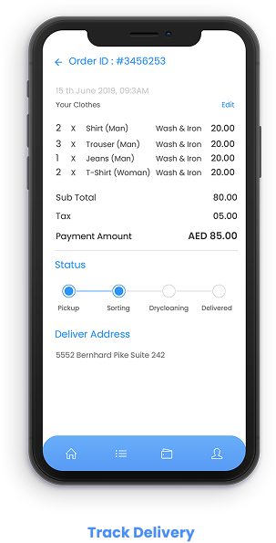 Hawa app trusted delivery screen